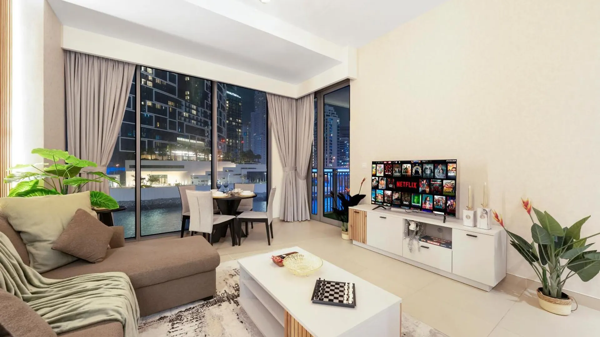 Luxurious 1Bhk Apt With Marina Waterfront & Dubai Eye Views In Jbr, Marina Apartment
